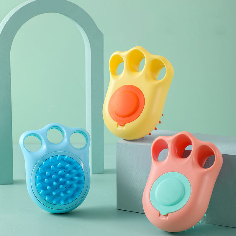 Pet Bath Brush Massage Comb Grooming Tool For Pet Care