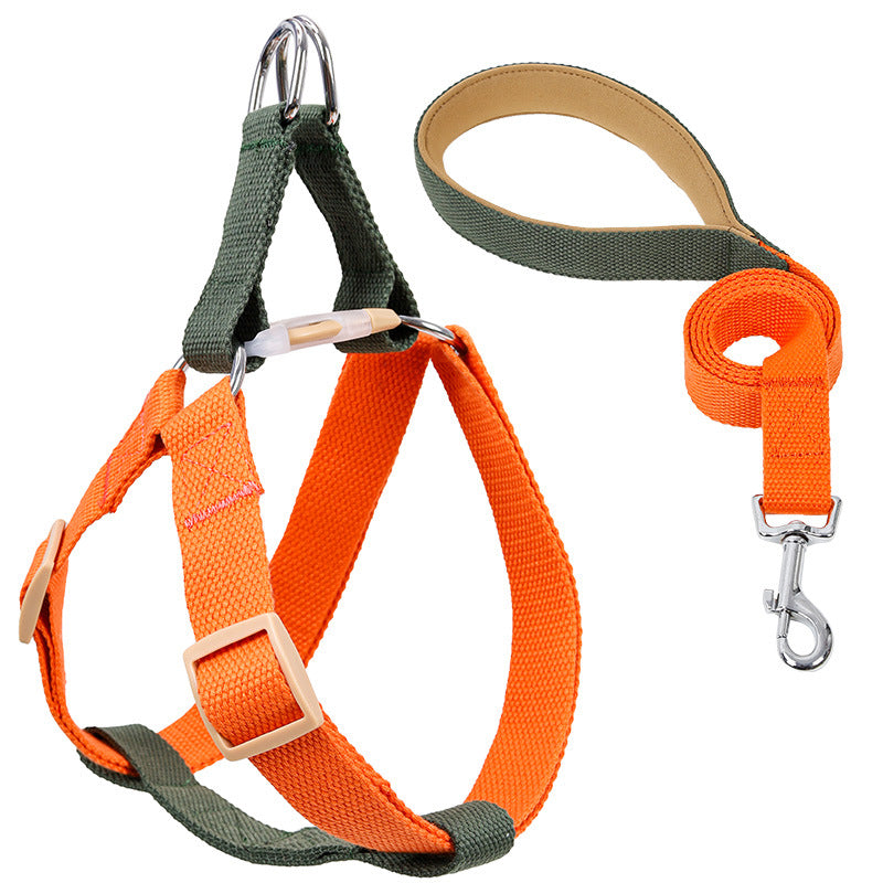 Vest Style Pet Drawstring Leash Walking Harness Lead