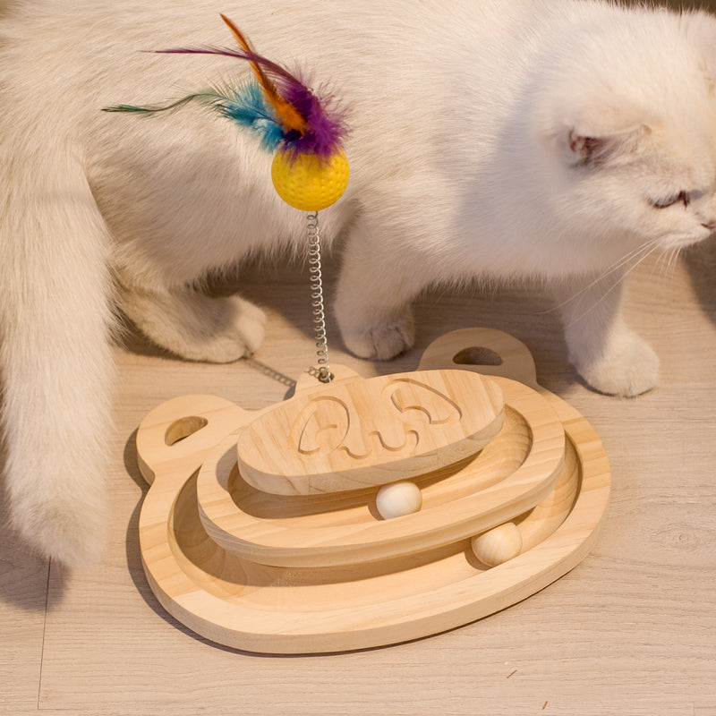 Interactive Maze Ball Pet Scratcher Toy For Activity And Play