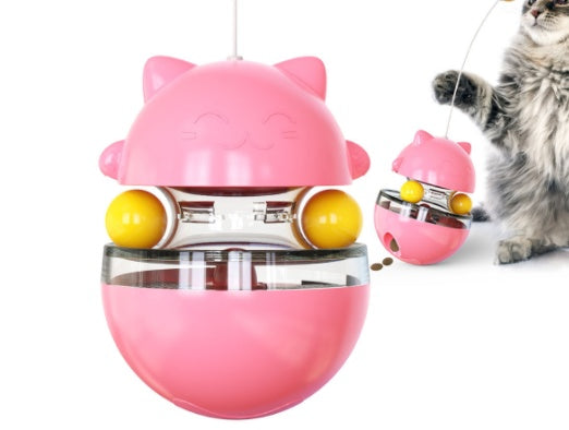 Interactive Food Leaking Pet Tumbler Toy For Intelligence And Boredom Relief