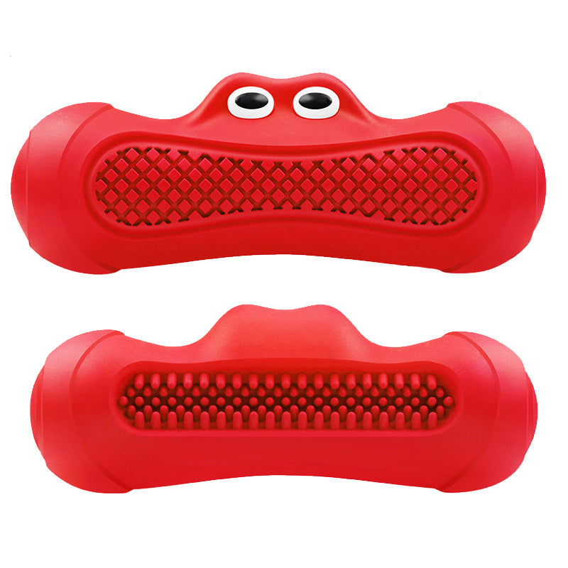 Vocal Rugby Pet Toy With Durable Natural Rubber Molar Design