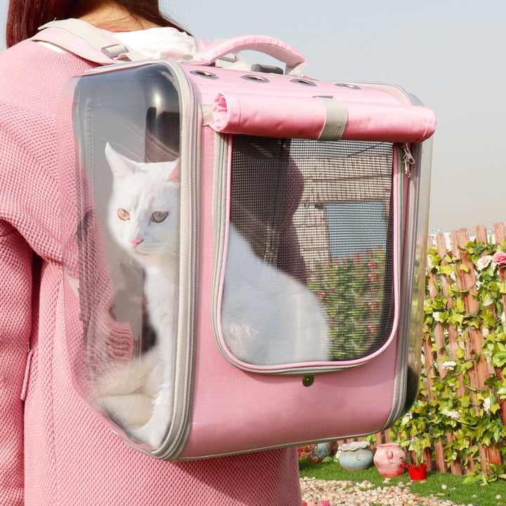 Portable Pet Backpack Carrier Travel Bag For Pet Care
