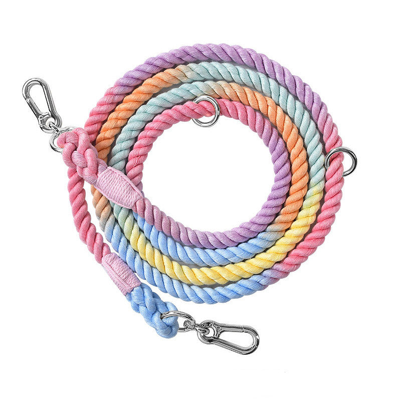 Multifunctional Braided Double Ended Pet Leash Control Lead