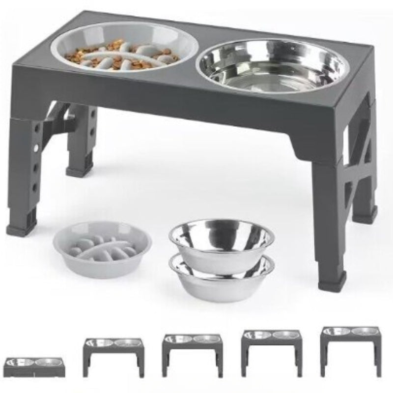 Pet Elevated Feeding Bowl Anti-Tip Neck Protection Medium Large Use