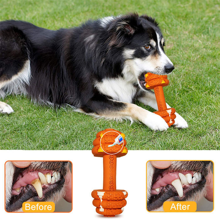 Durable Pet Chew Toy For Aggressive Chewers With Tooth Cleaning