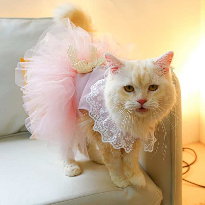 Pet Lace Clothing Stylish Comfortable Lightweight Everyday Wear