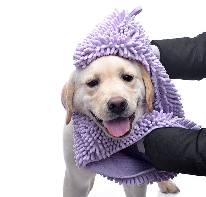 Quick Drying Absorbent Pet Bath Towel For Pet Care