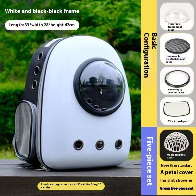 Plus-sized Space Capsule Pet Backpack Supplies Backpack