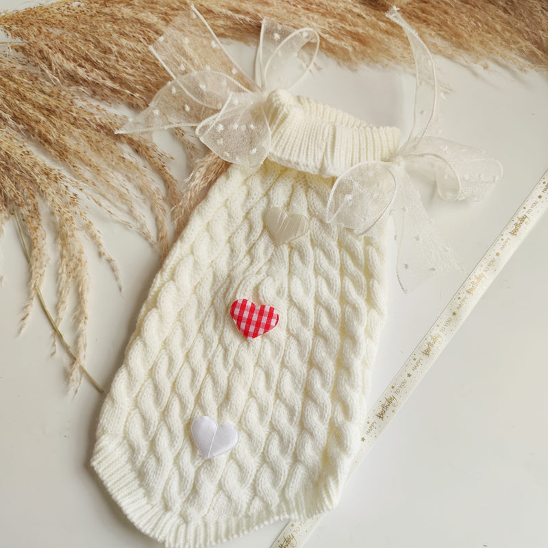 Pet Cute Warm Sweater For New Year Festive Celebration