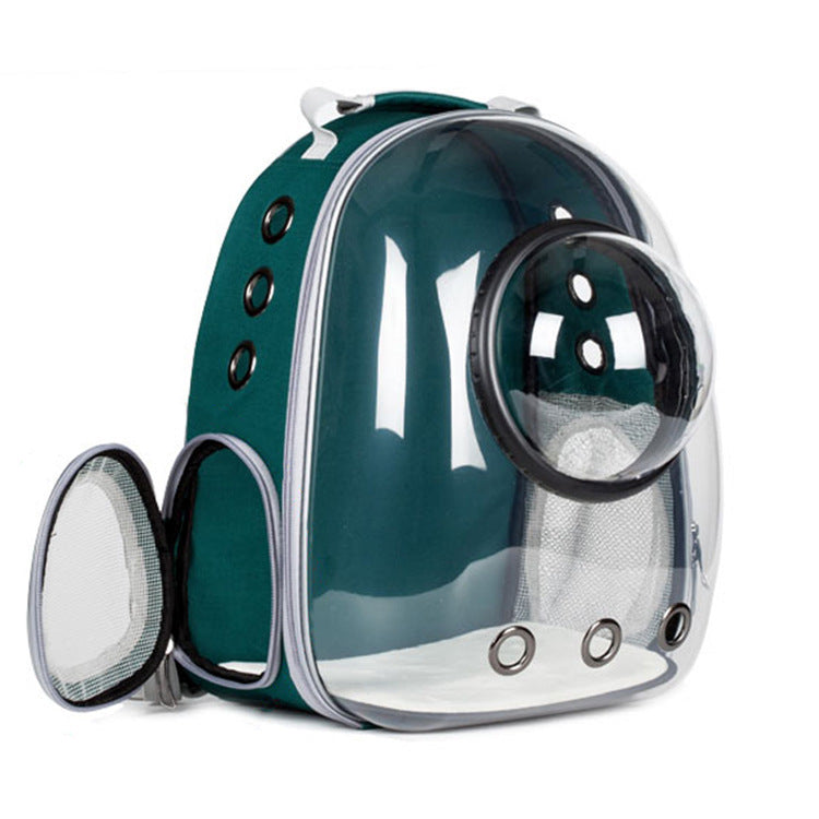 Transparent Pet Backpack Carrier Breathable Skylight Large Capacity Bag