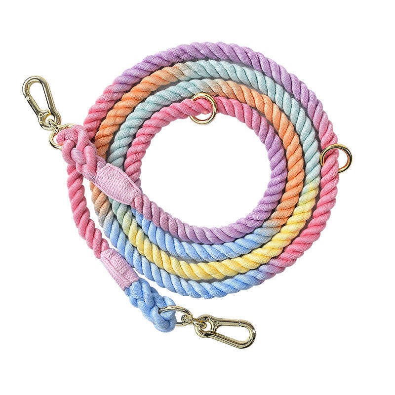 Multifunctional Braided Double Ended Pet Leash Control Lead