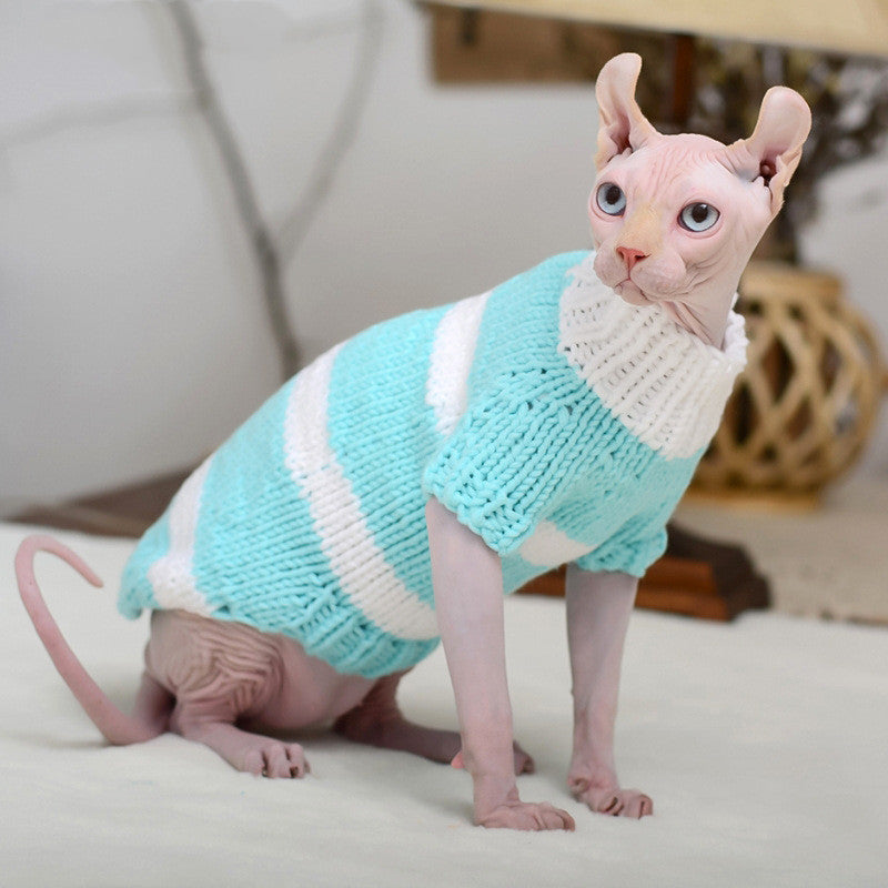Hairless Warm Sweater Pet Clothes