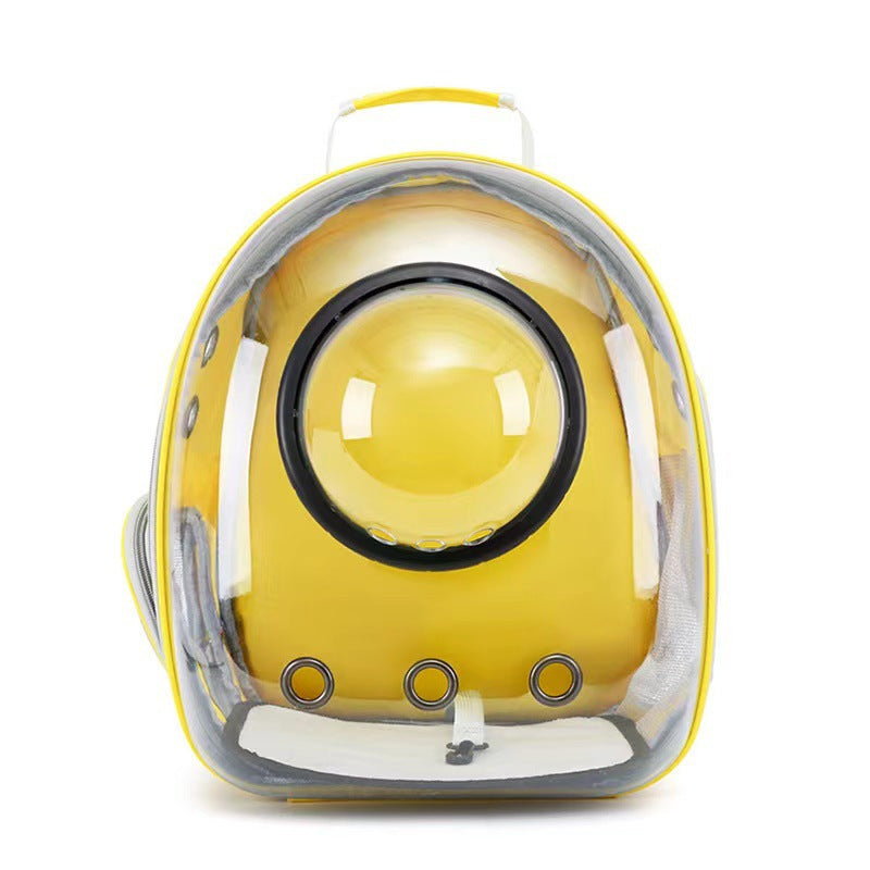 Transparent Pet Backpack Carrier Breathable Skylight Large Capacity Bag