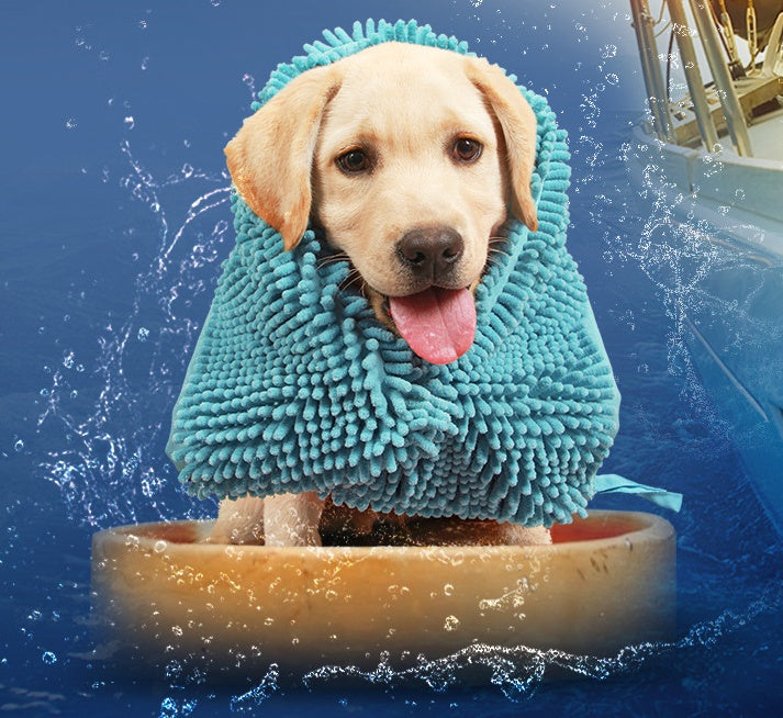Quick Drying Absorbent Pet Bath Towel For Pet Care