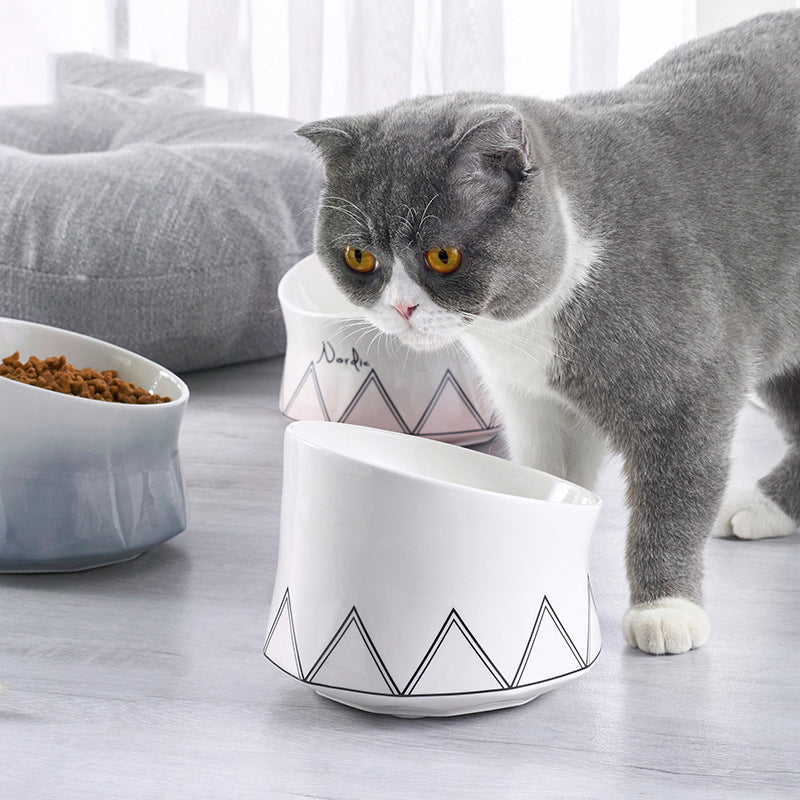 Ceramic pet bowl