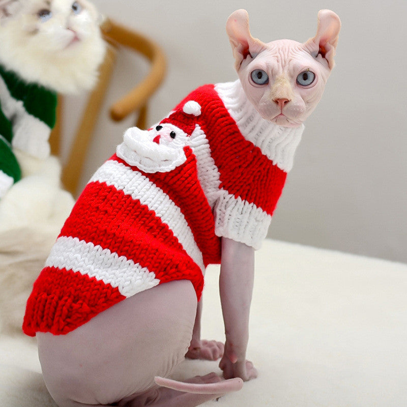 Hairless Warm Sweater Pet Clothes