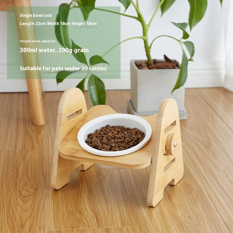 Pet Angled Bowl Cervical Spine Protection Drinking Feeding Bowl