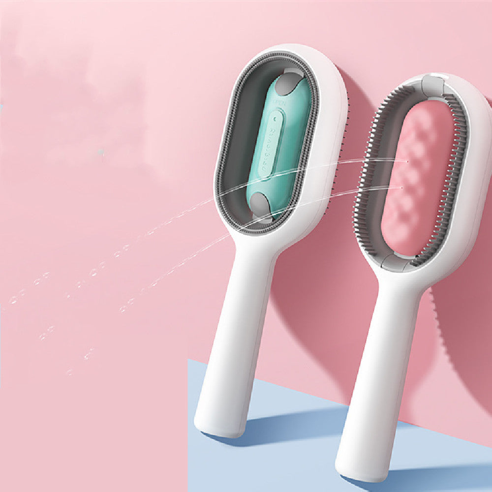 Pet Dematting Grooming Brush Floating Hair Removal Comb With Cleaning Tank
