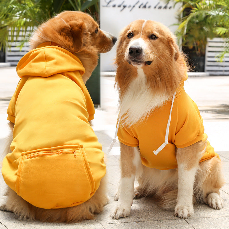 Fashion Pet Simple Zipper Pocket Sweater