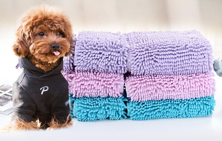 Quick Drying Absorbent Pet Bath Towel For Pet Care