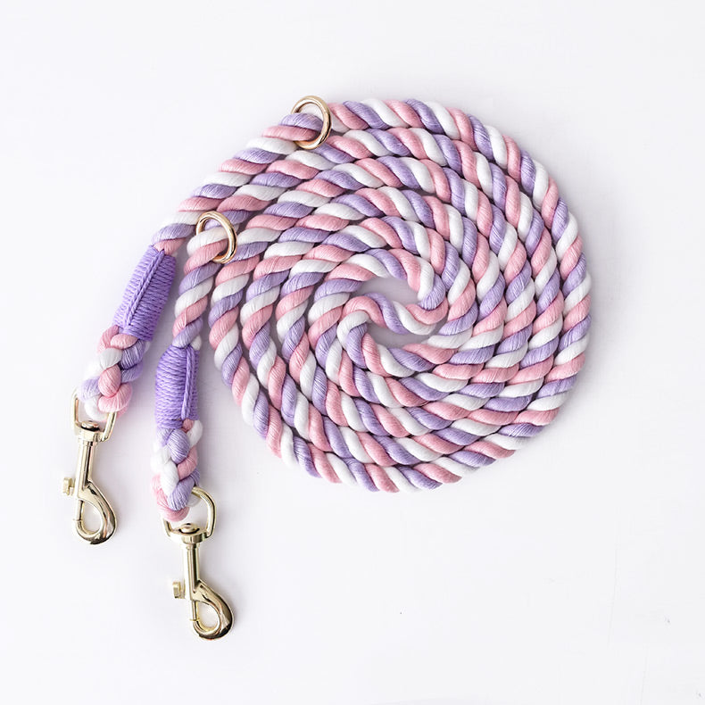 Multi Functional Dual Head Pet Leash Control Lead