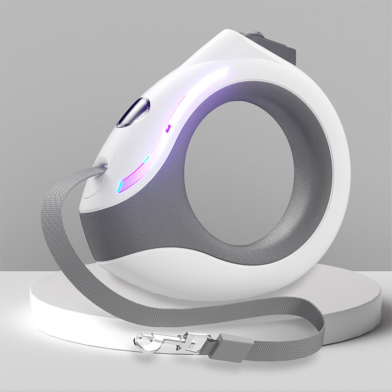 LED Light Retractable Pet Leash Automatic Traction Rope