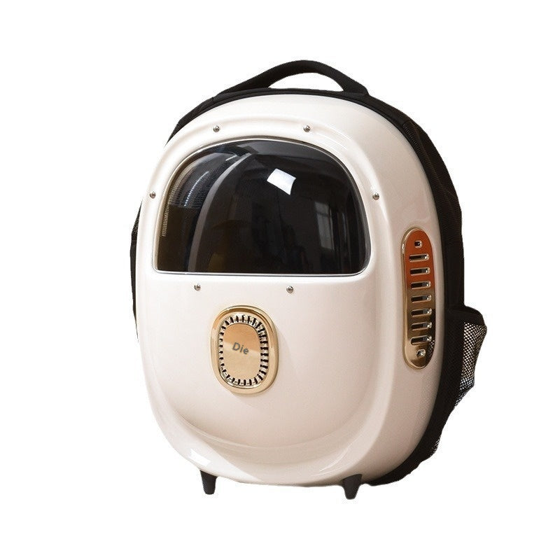 Portable Pet Backpack Astronaut Bag With Heating Ventilation System