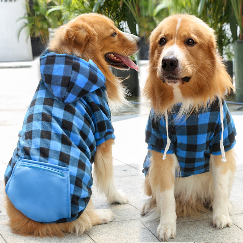 Fashion Pet Simple Zipper Pocket Sweater