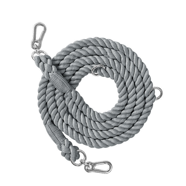 Multifunctional Braided Double Ended Pet Leash Control Lead