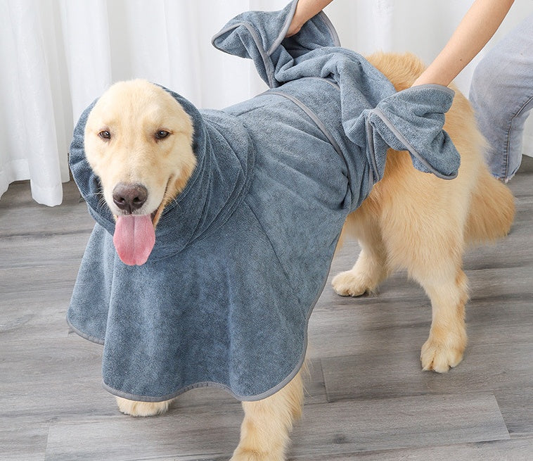 Pet Bathrobe Cotton Towel Is Highly Absorbent
