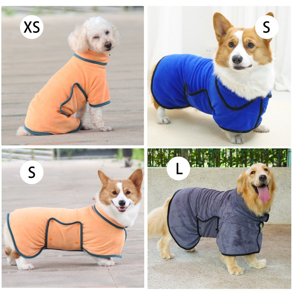 Ultra Soft Quick Dry Microfiber Absorbent Pet Towel Clothing