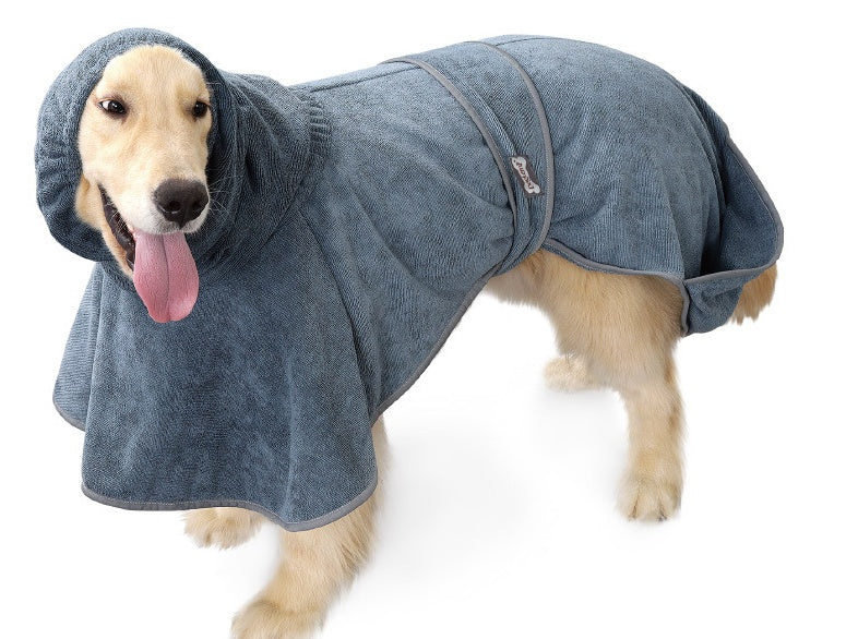 Pet Bathrobe Cotton Towel Is Highly Absorbent