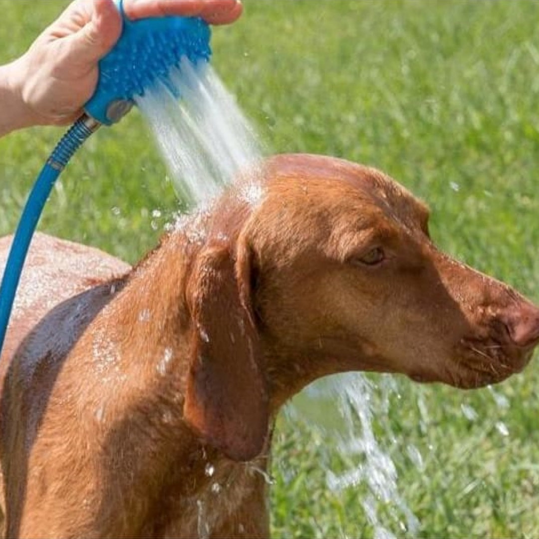 Silicone Pet Bathing Gloves Handheld Pet Shower Massage Brush Tool