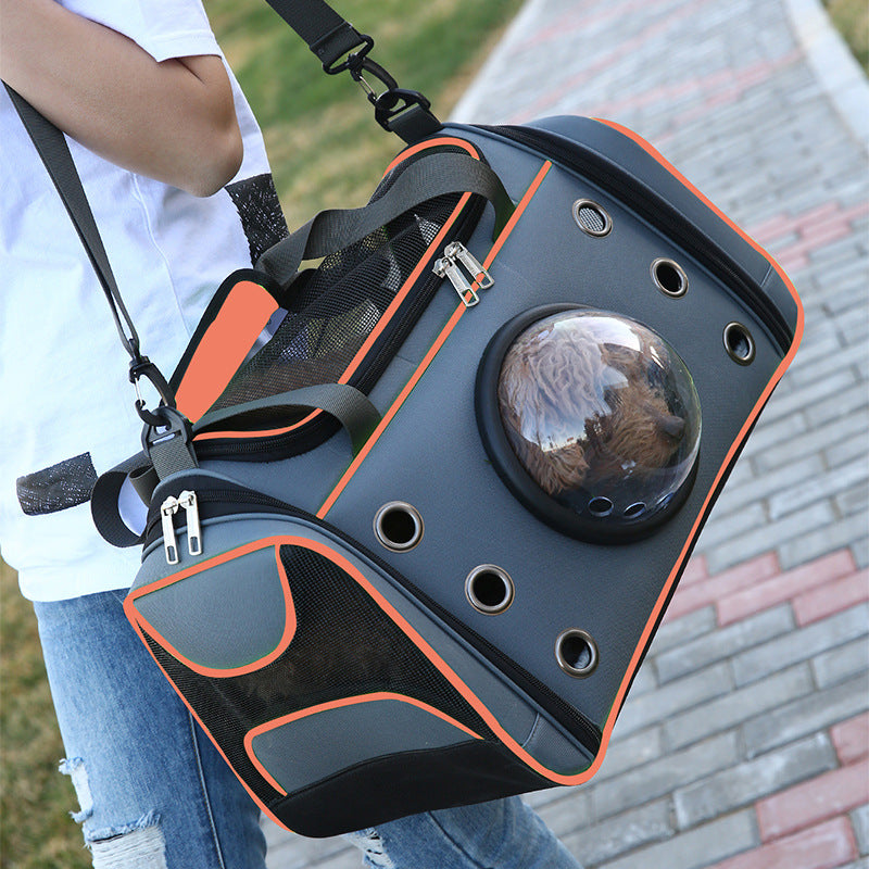 Portable Pet Backpack Diaper Carrier Travel Bag