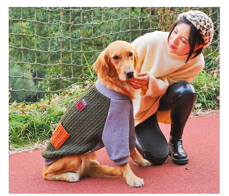 Large Pet Winter Sweater Thick Warm Comfortable Clothing