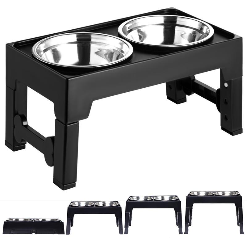 Pet Elevated Feeding Bowl Anti-Tip Neck Protection Medium Large Use