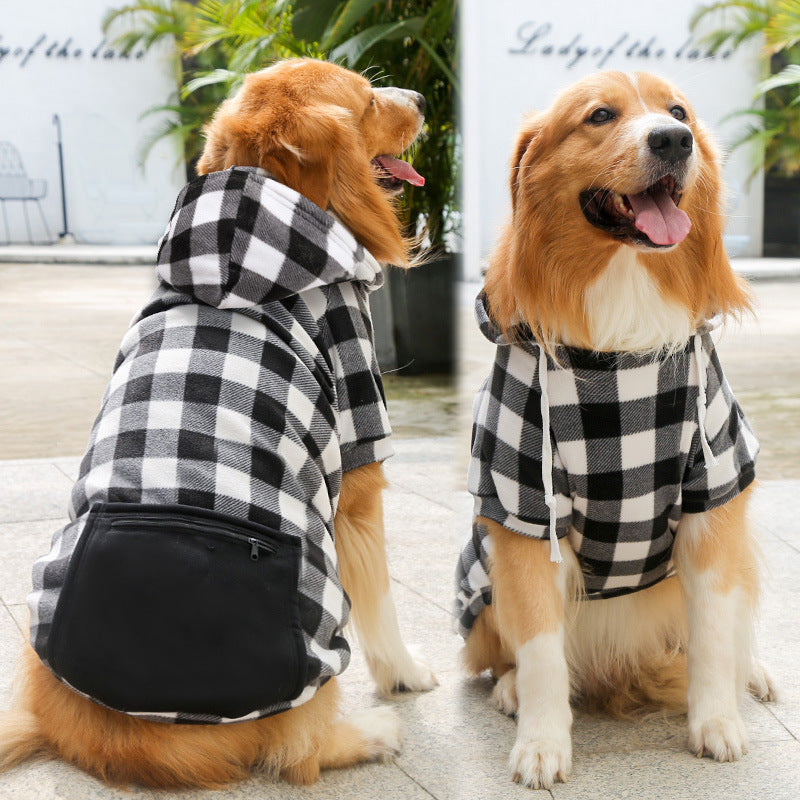 Fashion Pet Simple Zipper Pocket Sweater