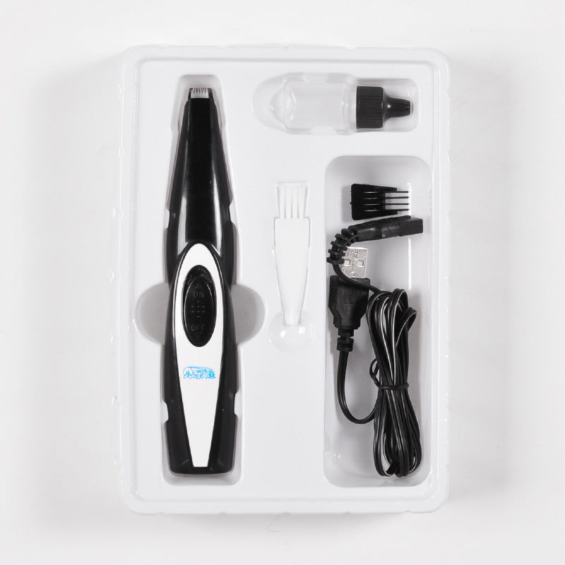 USB Rechargeable Pet Nail Grinder Grooming Clipper Hair Trimmer Tool