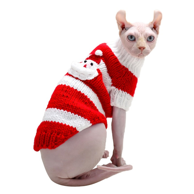 Hairless Warm Sweater Pet Clothes
