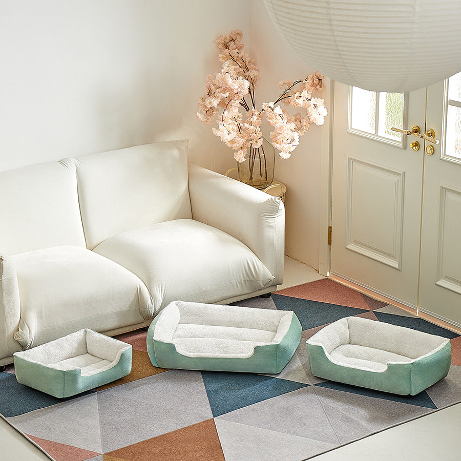 All Seasons Pet Sofa Nest Warm Comfortable Universal Kennel Bed