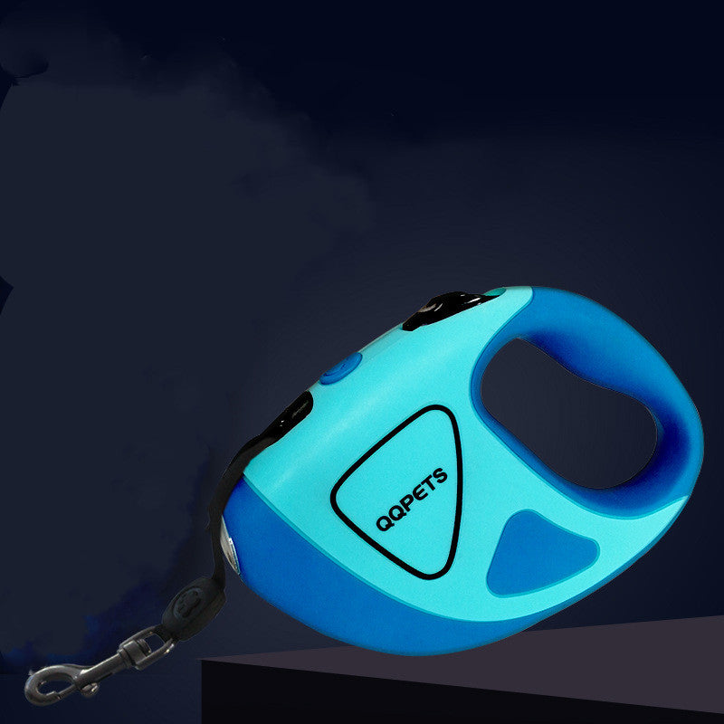 Automatic Retractable Pet Leash With LED Light Safety Control Rope