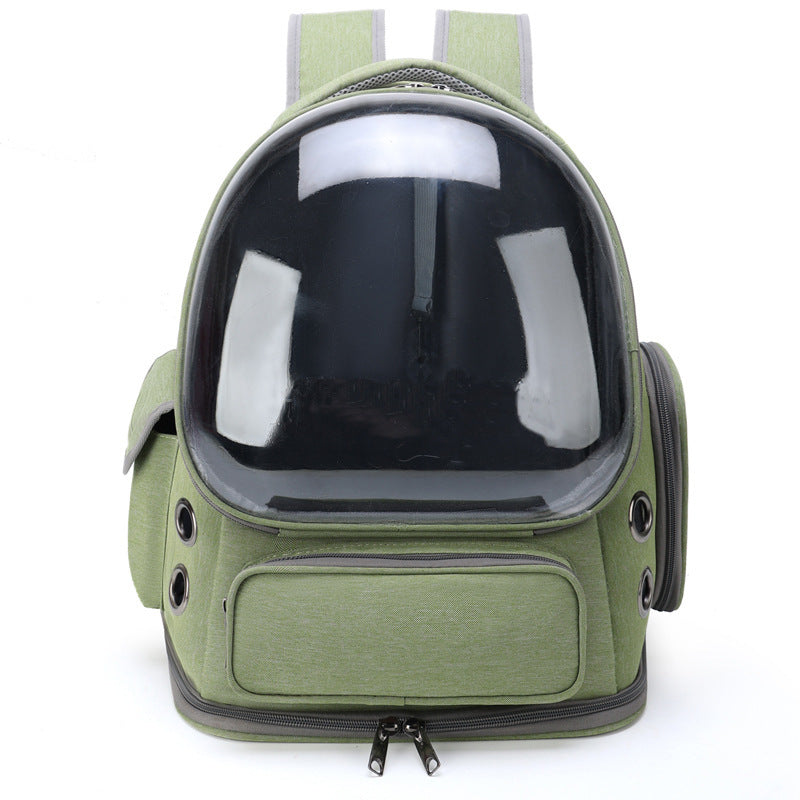 Portable Backpack Transparent Space Capsule Backpack  Diaper Bag