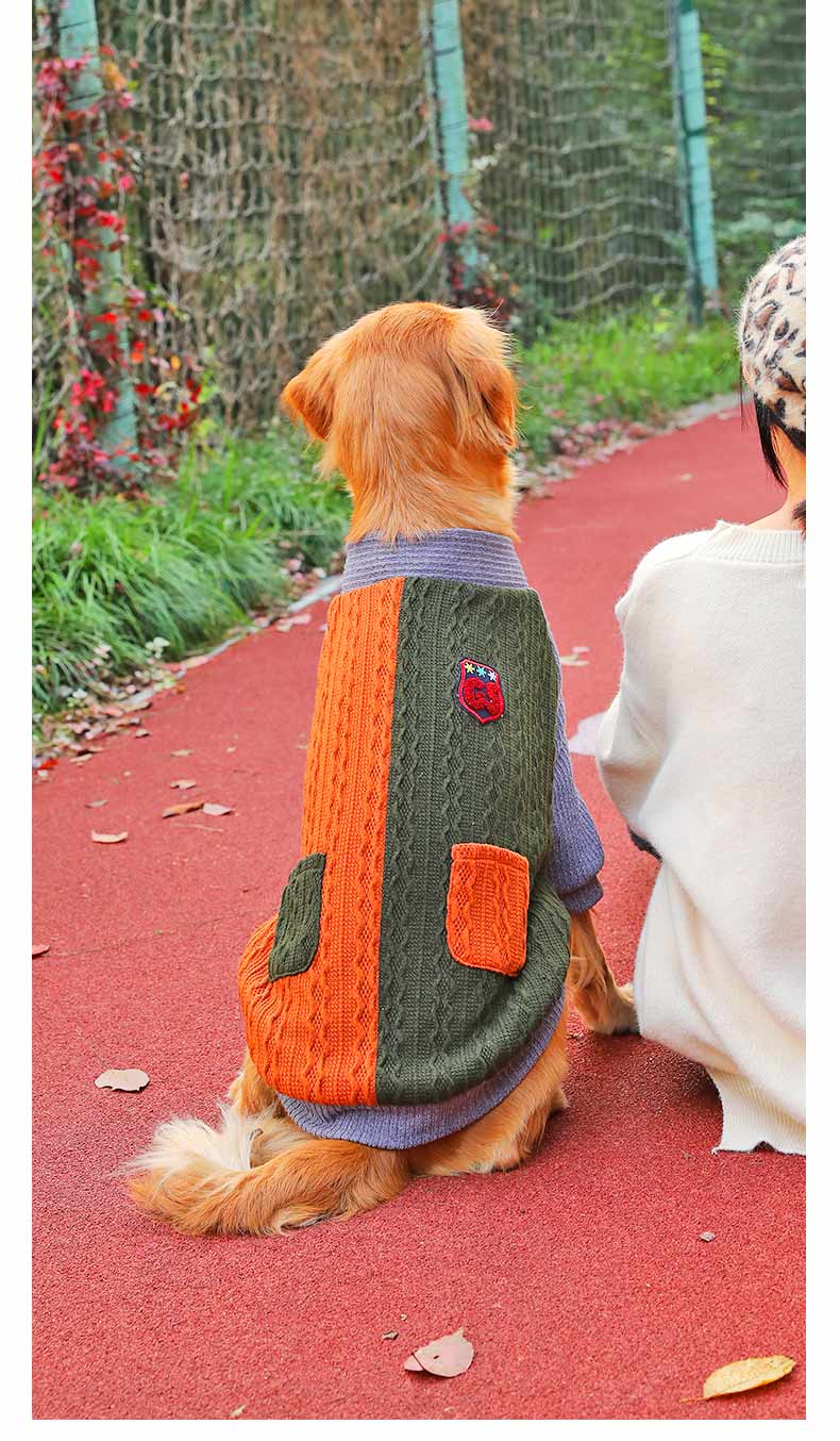 Large Pet Winter Sweater Thick Warm Comfortable Clothing