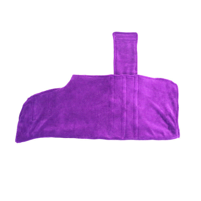 Waist Wrapped Microfiber Pet Bath Drying Clothes For Quick Absorption