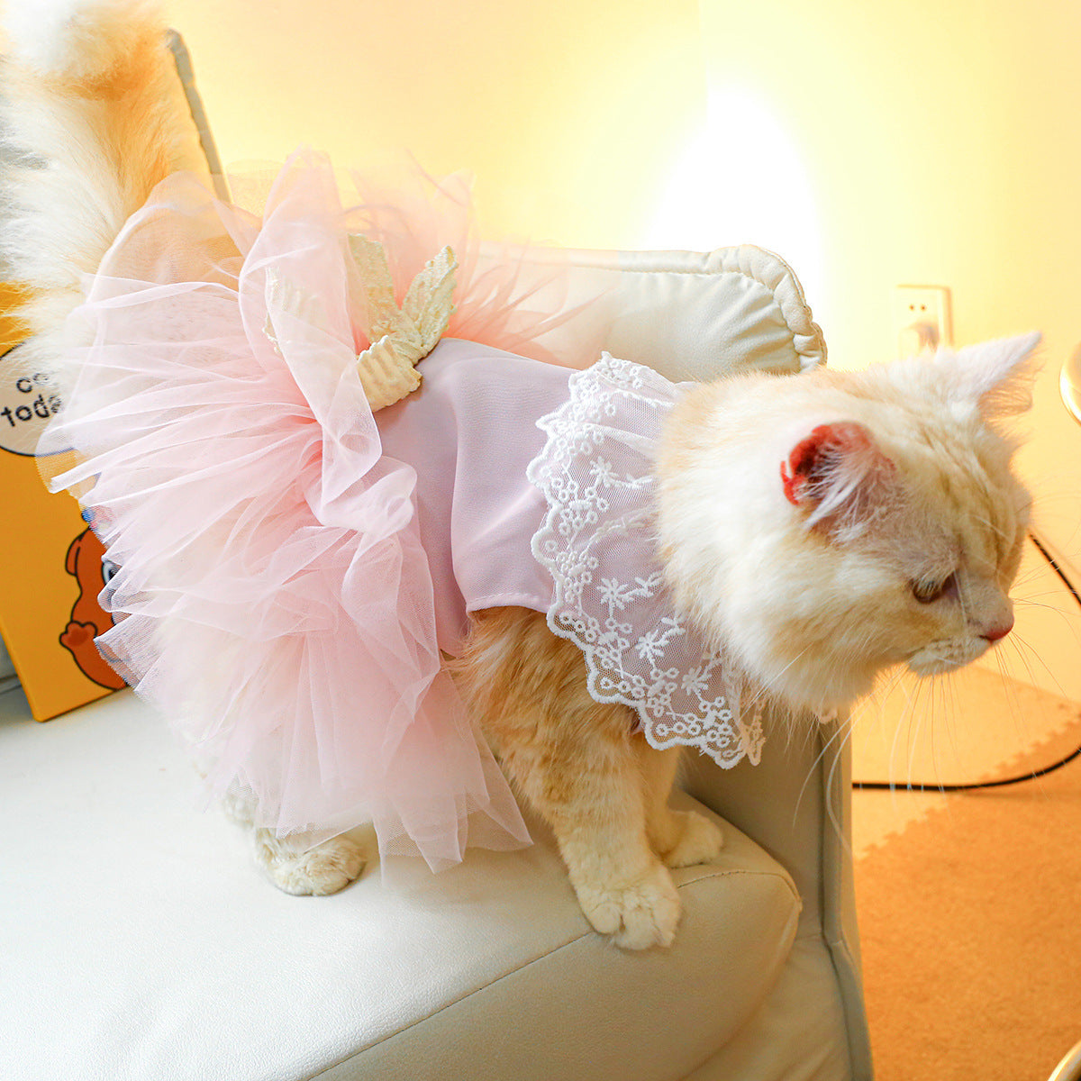 Pet Lace Clothing Stylish Comfortable Lightweight Everyday Wear