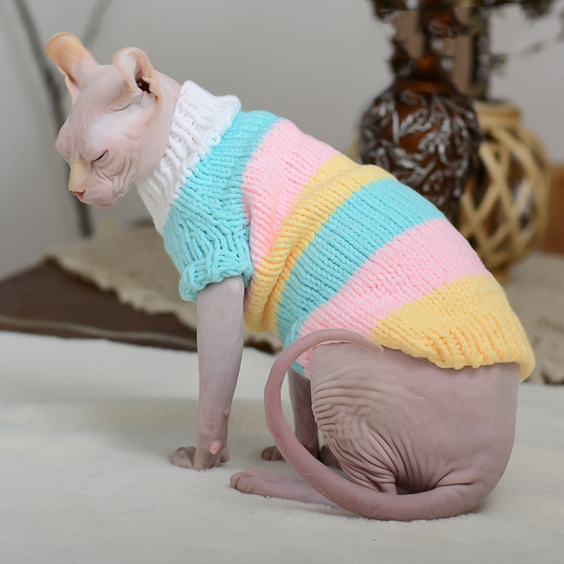 Hairless Warm Sweater Pet Clothes