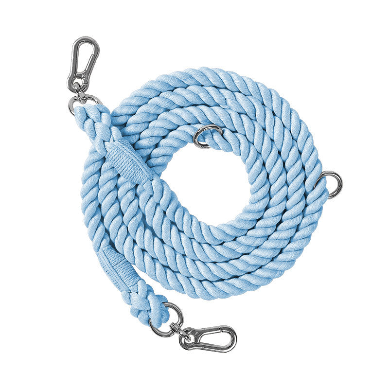 Multifunctional Braided Double Ended Pet Leash Control Lead