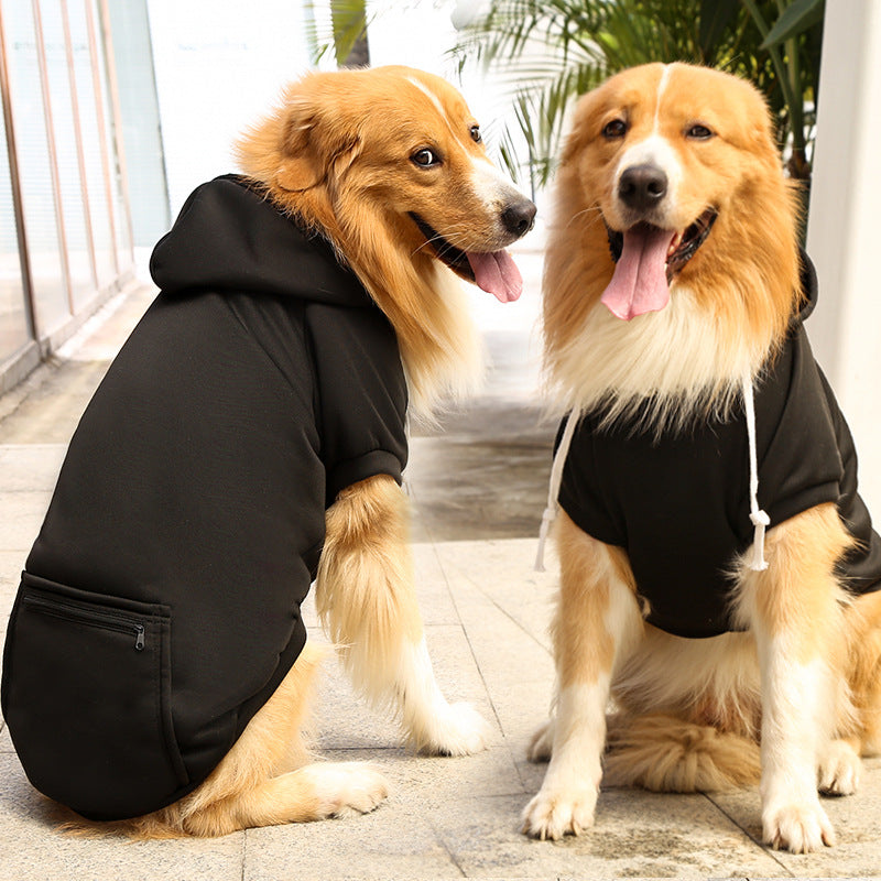 Fashion Pet Simple Zipper Pocket Sweater