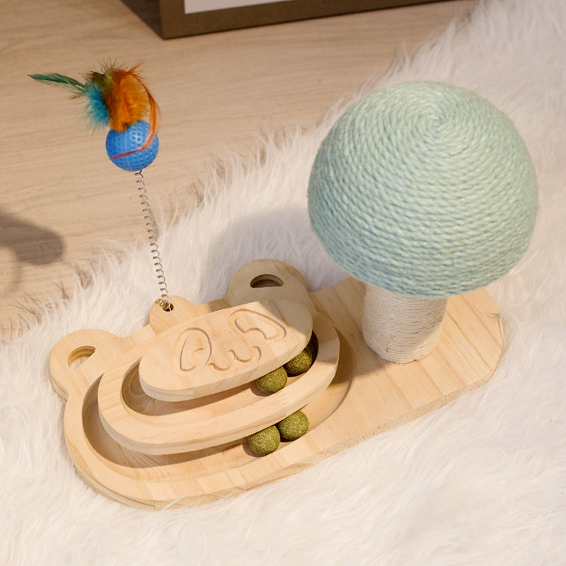 Interactive Maze Ball Pet Scratcher Toy For Activity And Play