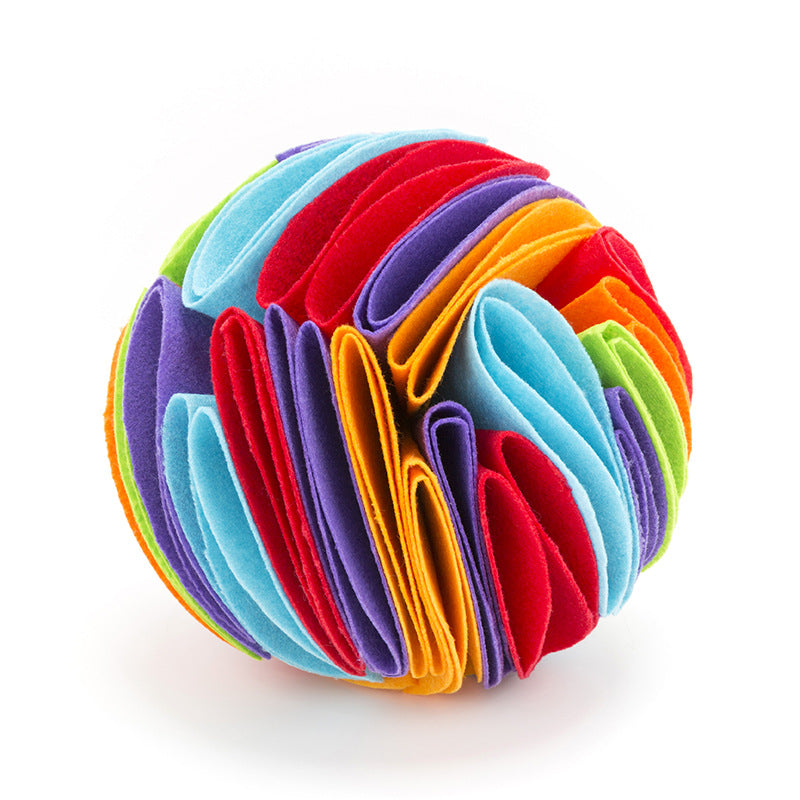 Foldable Food Leaking Interactive Smell Stimulation Pet Toy Ball
